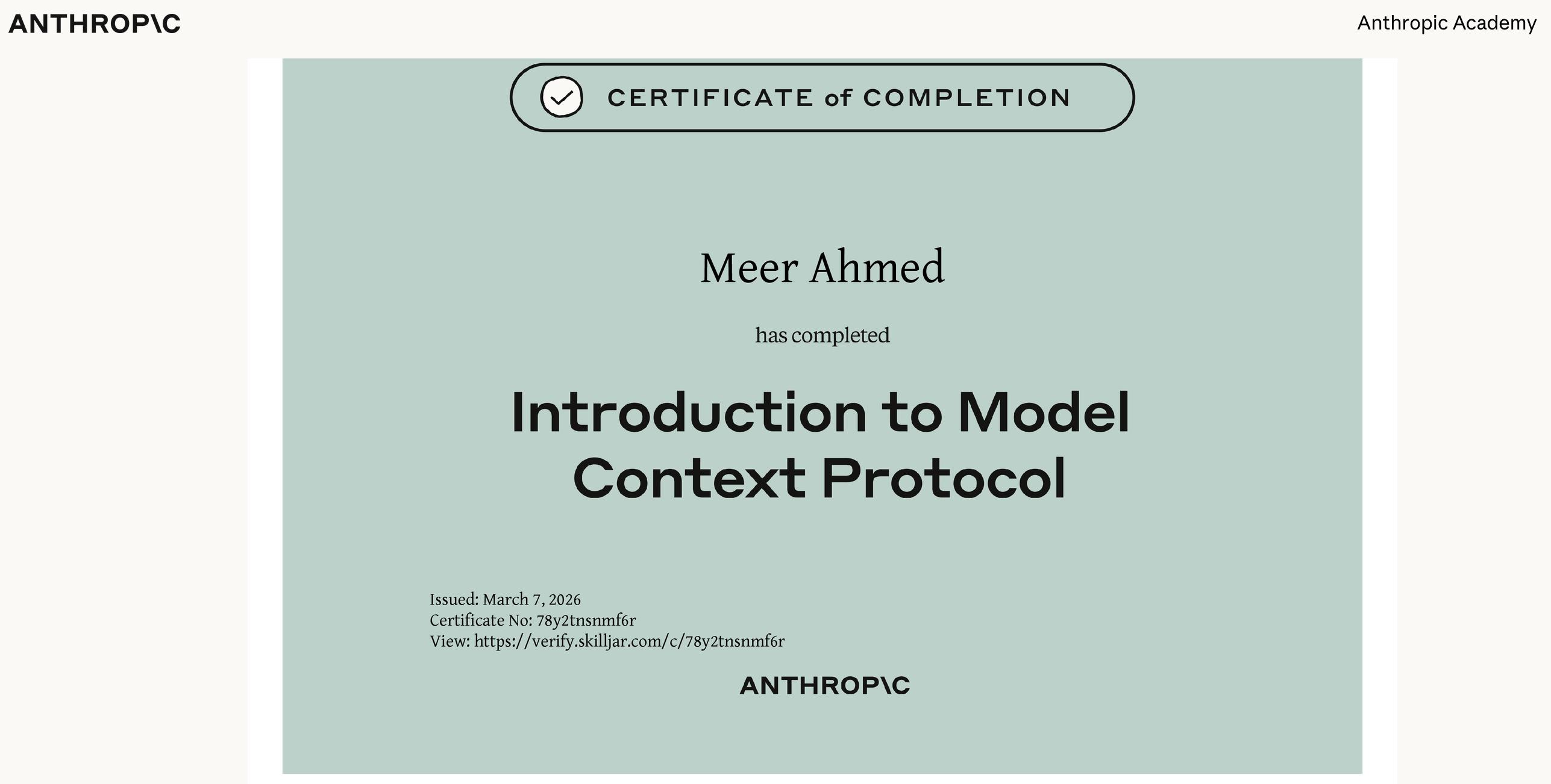 Model Context Protocol