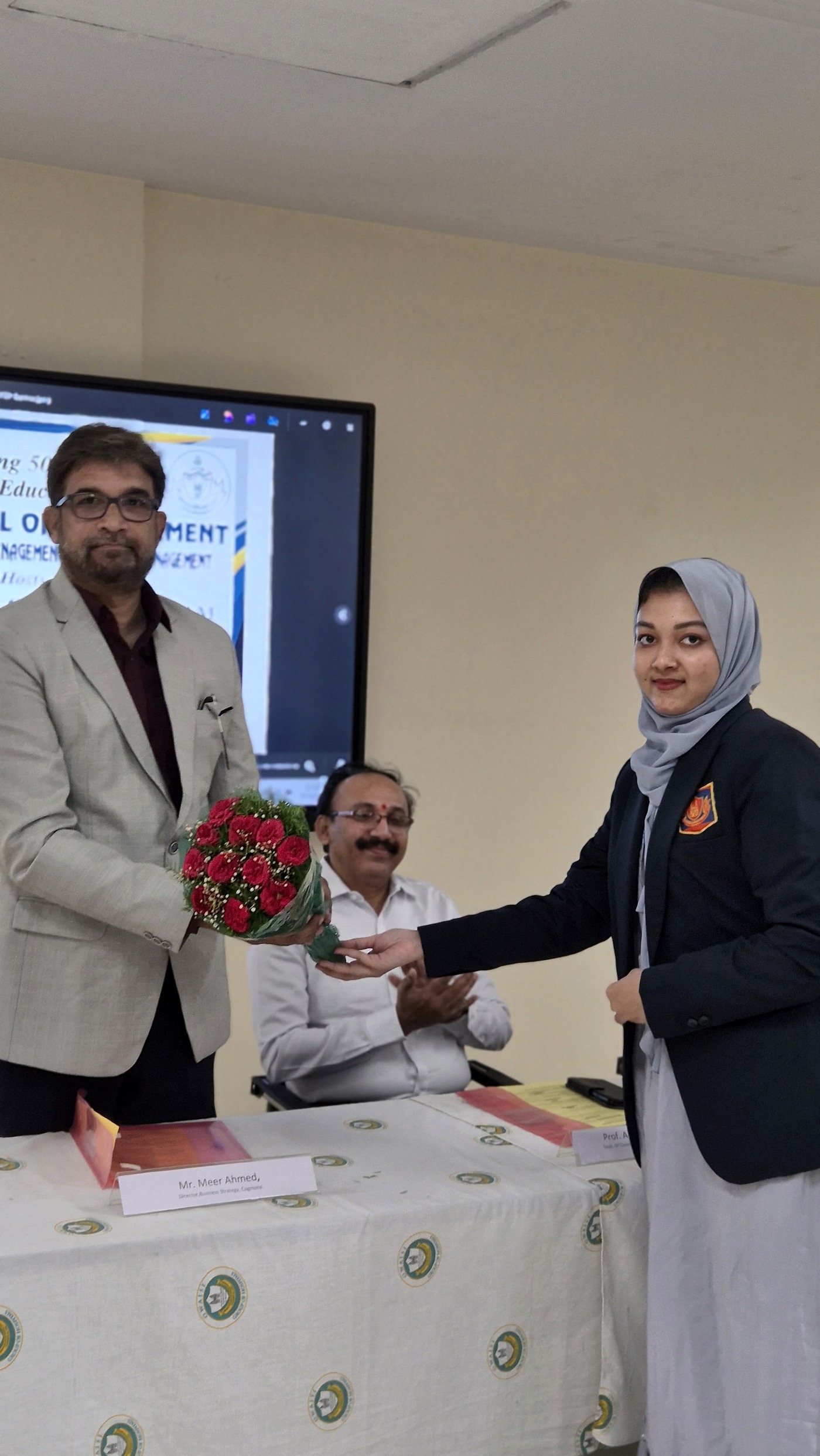 Deccan School of Management — Felicitated After the Session