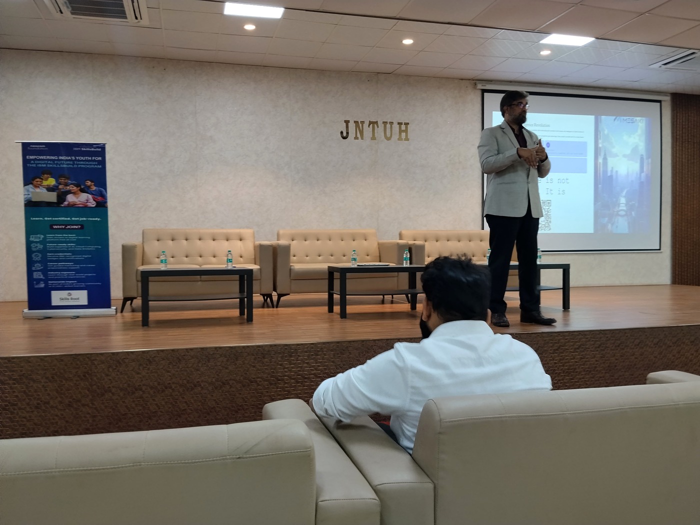 NASSCOM Foundation × IBM SkillsBuild at JNTUH — Opening Address
