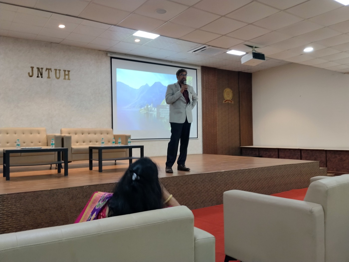 NASSCOM Foundation × IBM SkillsBuild at JNTUH — Session in Progress