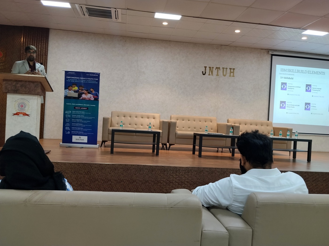 NASSCOM Foundation × IBM SkillsBuild at JNTUH — Walking Through the IBM SkillsBuild Curriculum