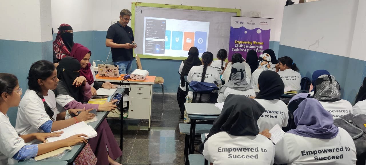 NASSCOM Foundation × Skills Root — Digital Literacy Training Session